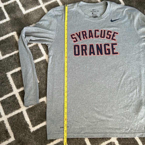 🍊NWOT 🍊Nike “Cuse” Syracuse Orange LS Dri Fit T Athletic Cut Med - Picture 10 of 11